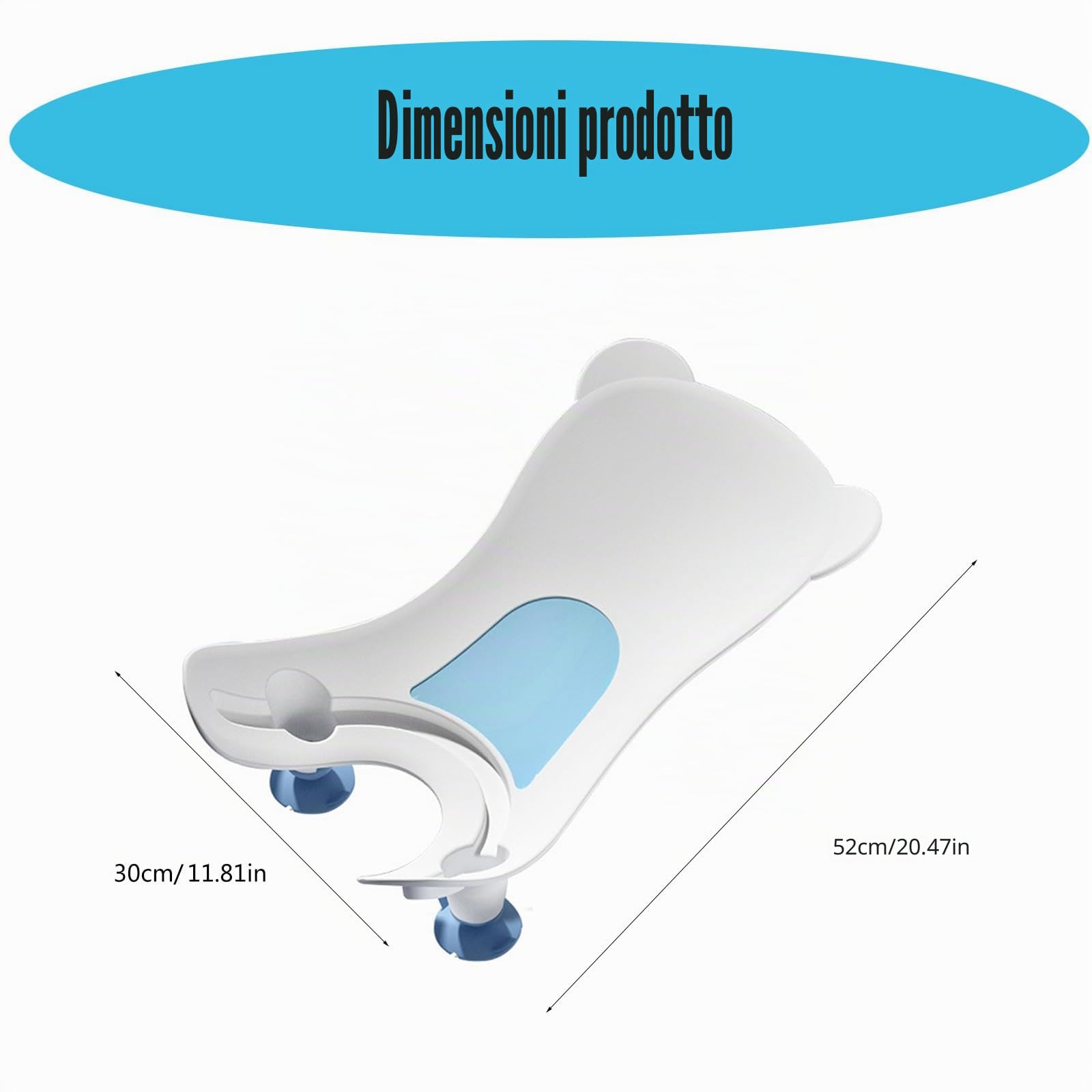 Portatile Neonato Bagno Rapido Bambino Glutei Strumento di Lavaggio per Contatore Lavandino Vasca Da