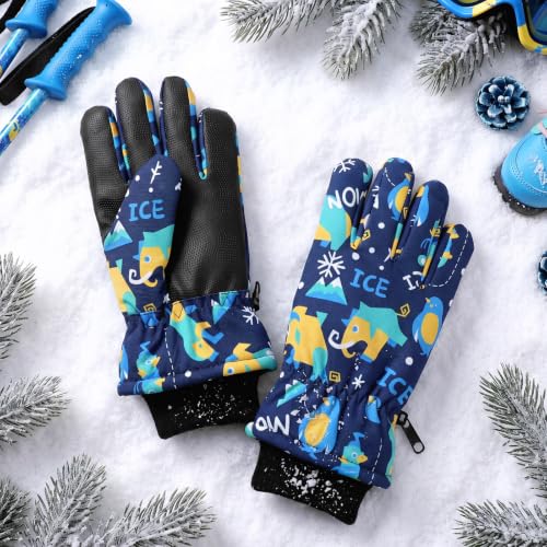 Image of Boao Winter Snow Ski Glove for Kid Waterproof