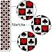 Nepnuser Linen Casino Table Runner Las Vegas Party Decoration Poker Night Themed Birthday Party Supply Dining Room Kitchen Home Decor (13