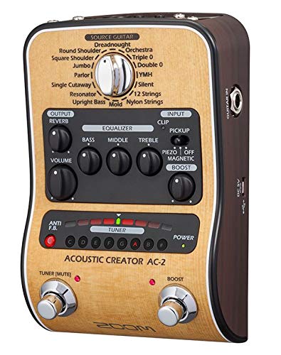 Amazon.co.jp: ZOOM (ズーム) アコースティックギター用プリアンプ AC