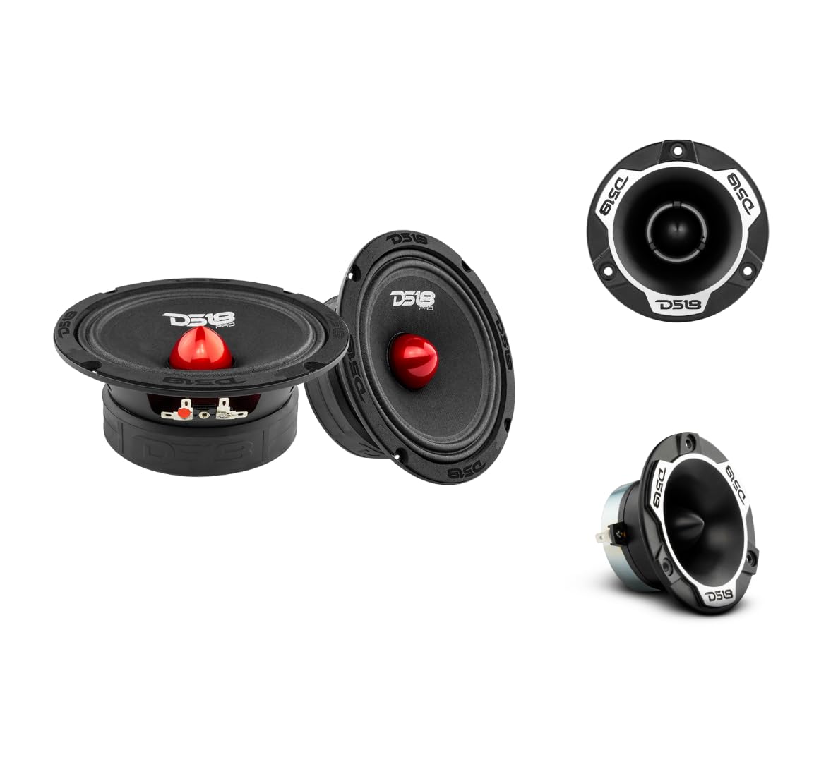 Amazon.com: DS18 Pro Audio Power Bundle - 2X 4 Super Bullet
