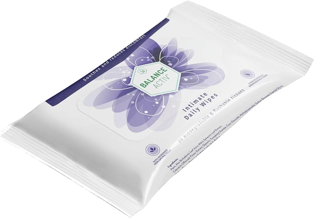 Balance Activ Intimate Daily Wipes - 20 Wipes