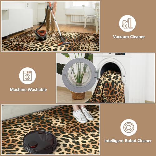 Tapete decorativo DweIke estampado leopardo 4x6 miniatura 6