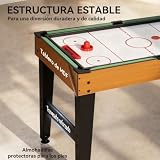 SPORTNOW table multi-jeux 5 en 1, baby-foot, billard et ping-pong photo 4