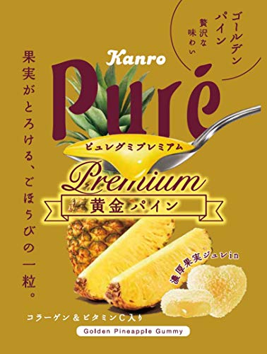 カンロ ピュレグミプレミアム黄金パイン 63g ×6個