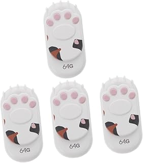 4 Pçs Garra De Gato Mini U Disco Flash Drive Pen Drives USB Zip Drive USB Pen Drive USB Pen Drive Pendrive Pendrive Para Girar Pp Stick De Memória De Plástico Pequeno