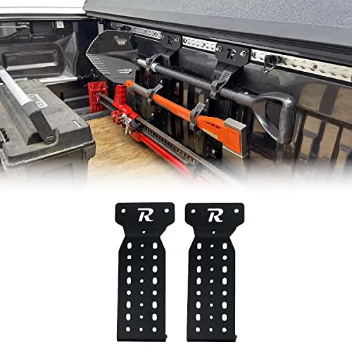 Rago Fabrication Bed Rail Modular Accessory Mount for 2007-2024 Toyota Tundra | Black Steel, Modern Style | Made in USA | 3 Mounting Locations | No Drilling Required