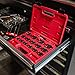 ABN Jumbo Crowfoot Flare Nut Wrench Set Metric 15-Piece Tool Kit for 3/8in and 1/2in Drive Ratchet