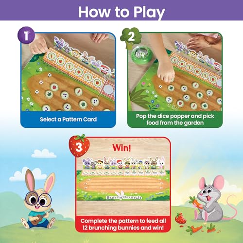 Bunny Brunch juego cooperativo educativo para preescolar miniatura 4