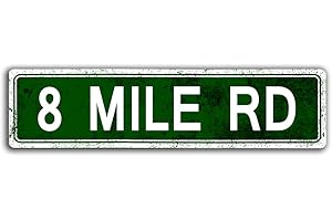 Eminent Emblems: Elevate Your Abode with the Detroit 8 Mile Road Wall Sign