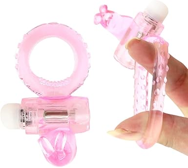 Silicona Suave Masculina Anillo del pene Vibrador De Oreja ...