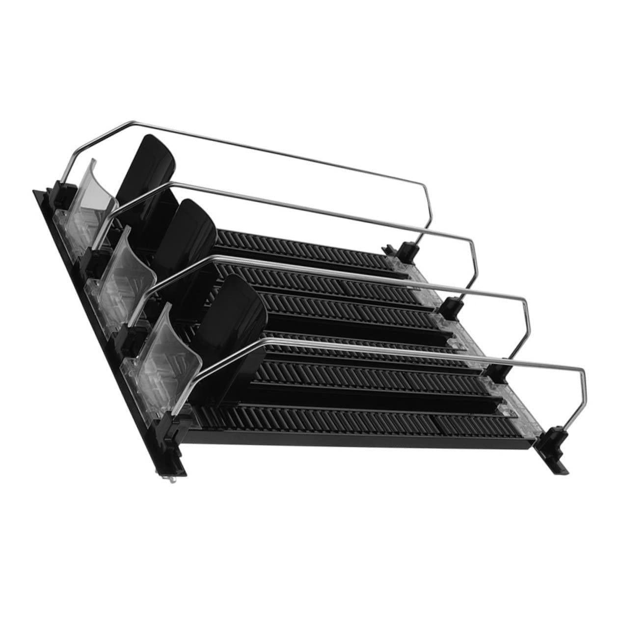 CHILDWEET 3pcs Shelf Drink Pusher Machine Automatic Beverage Dispenser for Fridge Easy to Install Snack Organizer for Supermarkets and Convenience Stores