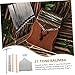 TOYANDONA Professional Kalimba Thumb Piano Shrapnel Keys Music Instrument Parts Repair Tuning Kit Steel Wood Construction