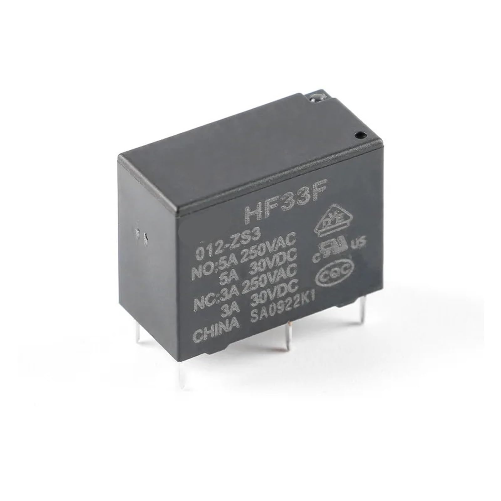 ICXLPMC 5Pcs Relay HF33F-012-ZS3 5PIN 12V