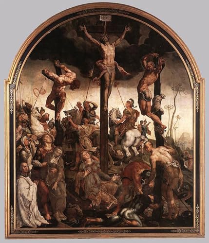 Tableau Graffiti Art Mural Crucifixion Heemskerck pour Rompre la Monotonie