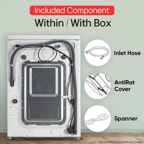 Image of LG 7 Kg 5 Star Wi-Fi, Steam, Inverter Direct Drive Technology, 6 Motion DD, Fully-Automatic Front Load Washing Machine (FHB1207Z4W, Allergy Care, In-Built Heater, Touch Panel, Blue White)