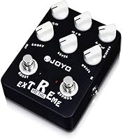 Vista 25 de JOYO Pedal de distorsión de alta ganancia de AC/DC Crunch a Heavy Metal con ecualizador de rango completo para efecto de guitarra eléctrica - Bypass