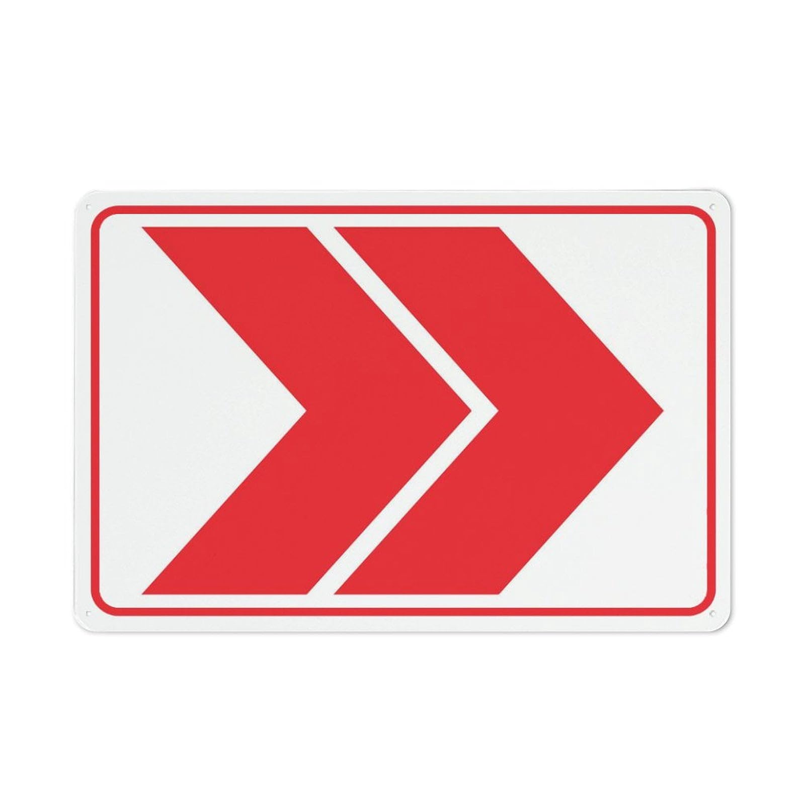 Arrow Race Sign 12x8 inch Aluminum UV Ink Printed for Home & Business