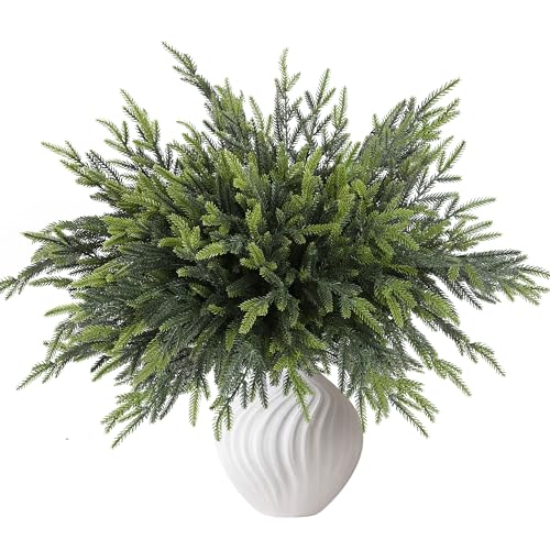 Sggvecsy 10 Pcs Christmas Norfolk Pine Branches...