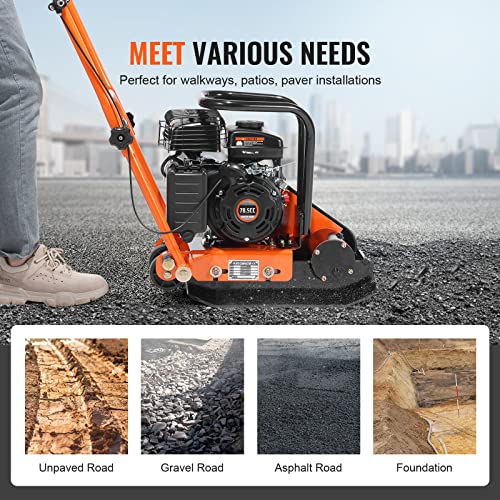 VEVOR 2.8HP Lightweight Gas Compactor