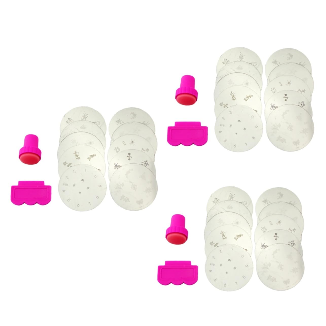 Mipcase 30pezzi Piastre Per Stamping Unghie Kit Completo Per Nail Art Con Stamper e Raschietto Design Unici Per Manicure Fai Te Compatte e Materiali Di Qualità