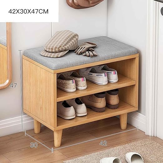 Solution de rangement pour petites entrées : le banc à chaussures compact