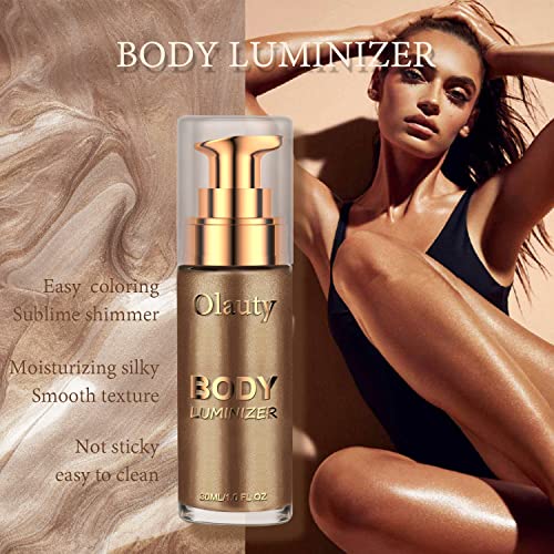 Firstfly FIRSTFLY-1222 Liquid Illuminator, Firstfly Body Highlighter Makeup Smooth Shimmer Glow Liquid Foundation thumb #2