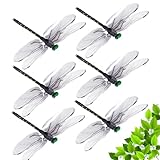 【SNSで話題沸騰】 14cm級 羽ばたくおにやんま オニヤンマ 虫除け フィギュア 虫よけ 虫対策 おにやんま 蜻蛉 虫よけトンボ リアル ゴルフ 山登り 釣り キャンプ 屋外作業 (原色-6pcs)