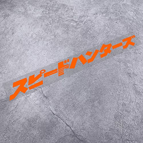 Image of Car Stickers Auto Front Windshield Window Decal Bumpers for Japanese JDM SH Speedhunters Decal Tape 1000x120mm (Orange)