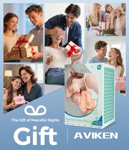 AVIKEN Waterproof Mattress Protector Queen Size, Soft Breathable Mattress Pad with Deep Po - image 9