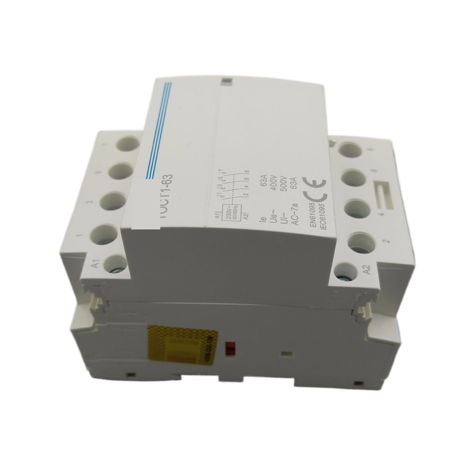 Contacteur modulaire 4P TOCT1 pour automatiser la recharge de voiture et pompe à chaleur