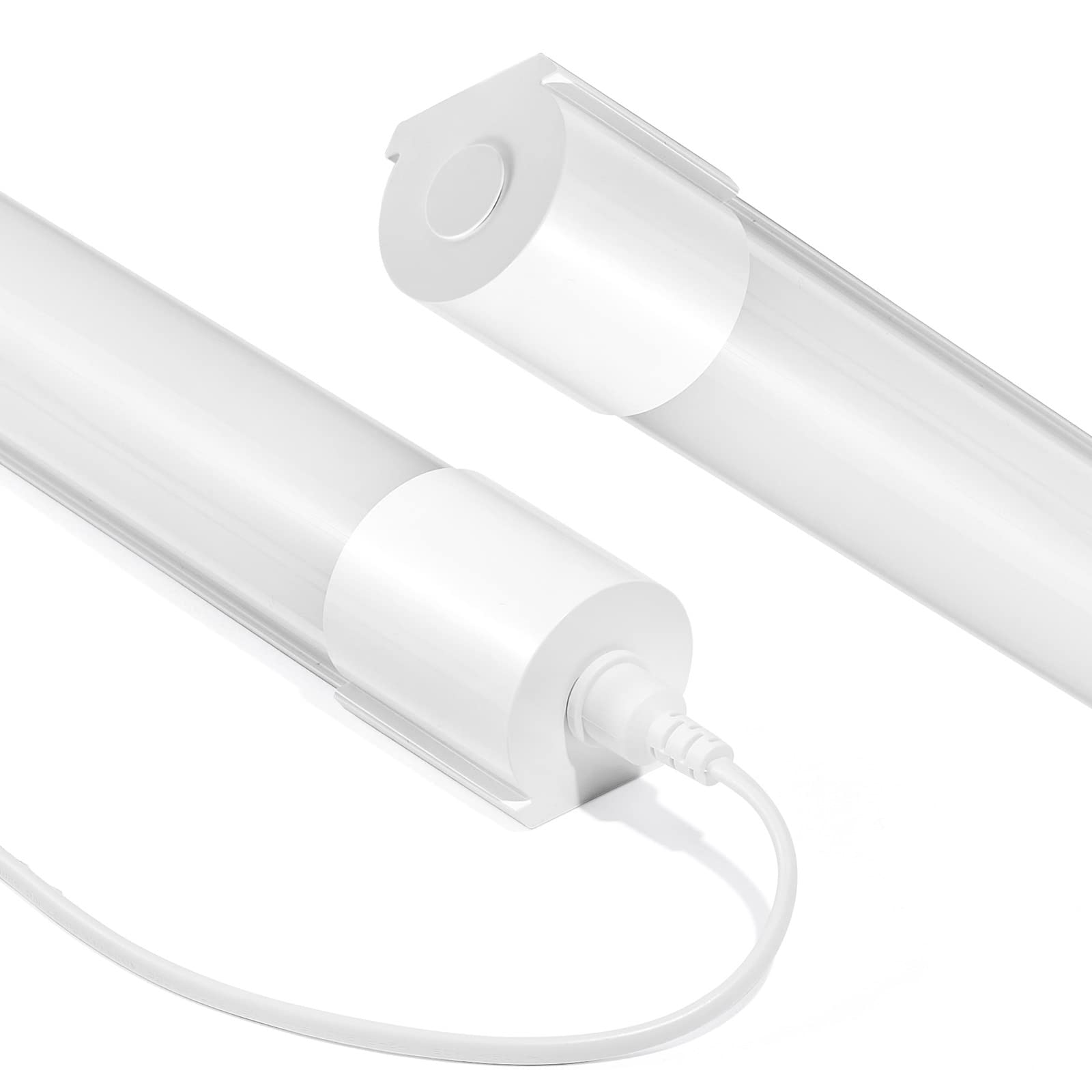 YOPSTAR 2FT LED Shop Light Linkable,1400lm 14W Utility LED Tri-Proof Light, IP65 Waterproof with 5000K Daylight,24 Inch Integrated Fixture for Garage, Workshops,Basements