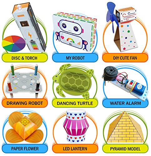 Image of Kit4Curious 100 DIY Projects + 13 Activities - Science & Fun Innovation kit - STEAM Learning Hobby Science Exploration Toy - Smart Educational Gift for Boys and Girls