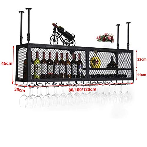 Soporte para botellas de vino 120x35x45 cm 2 niveles miniatura 2