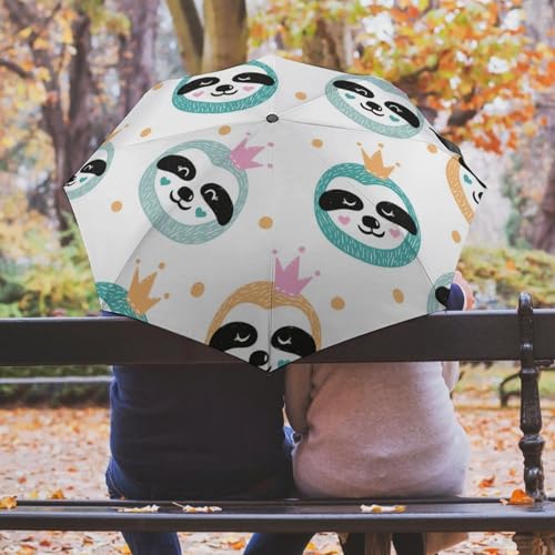 Parapluie automatique compact galaxie avec structure coupe-vent - 5