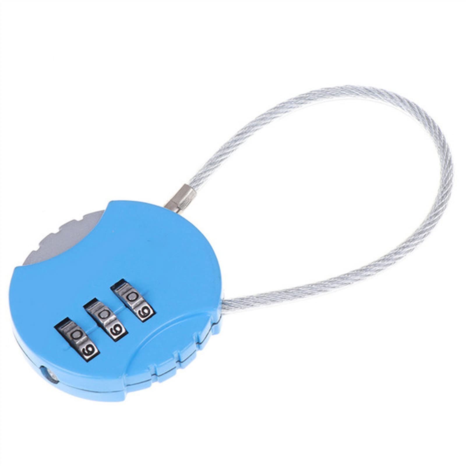 Serrure matériel cadenas bleu pour bloquer le vol de vos valises