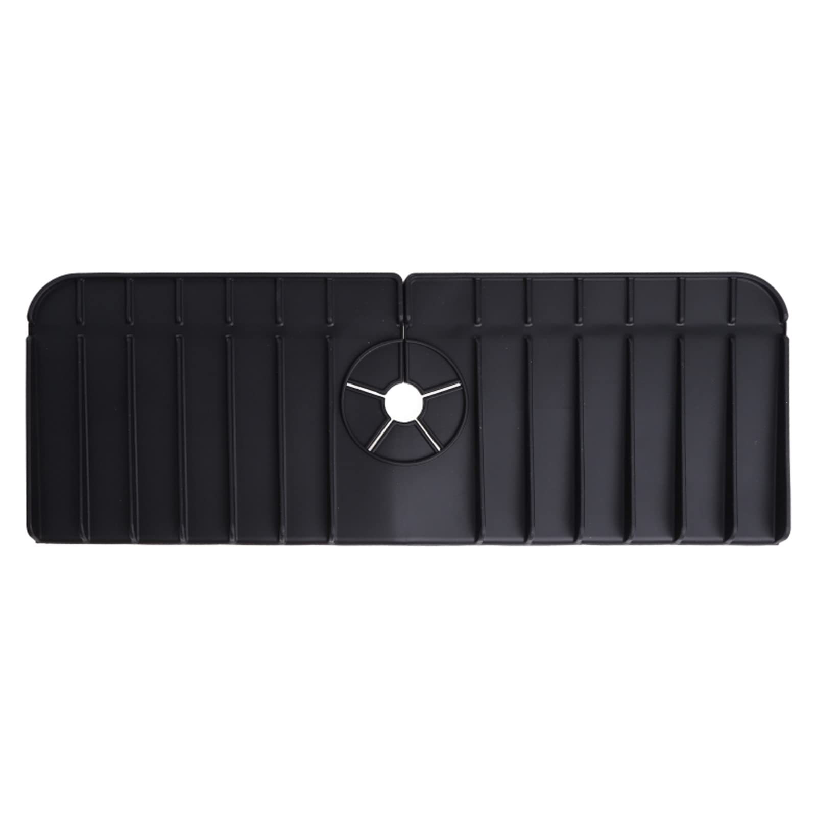 ZQFHSX Silicone Kitchen Sink Drainage pad, Mat 36.5x14x1.5CM