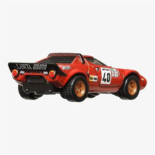 Miniatura 3 de Hot Wheels Lancia Stratos, Cultura del coche Spettacolare rojo 25