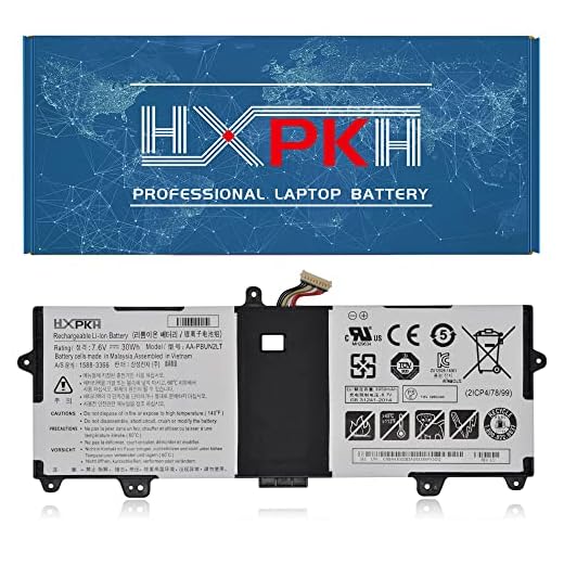 HXPKH AA-PBUN2LT AA-PBUN2QT Laptop Battery for Samsung ATIV Book 9 900X3L NP900X3L NT900X3L NT900K3A 900X3M NT900X3M NP900X3M NT900X3P NT901X3L 900X3L-K01 NP900X3L-K01CN NT900X3L-K06US Series
