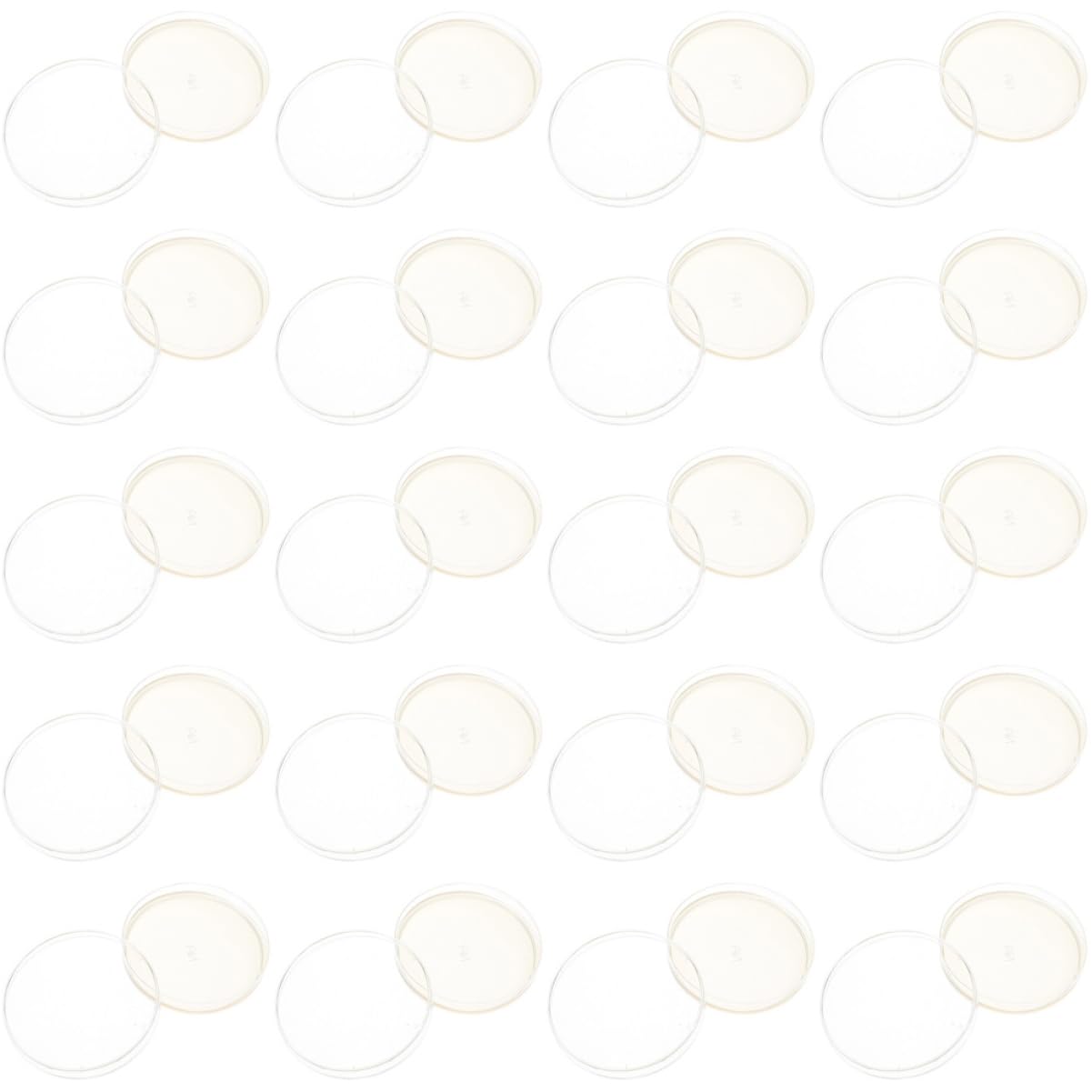 ULTECHNOVO 60piezas Placas De Petri Agar Nutritivo Prellenado Para Experimentos Científicos y De Microorganismos