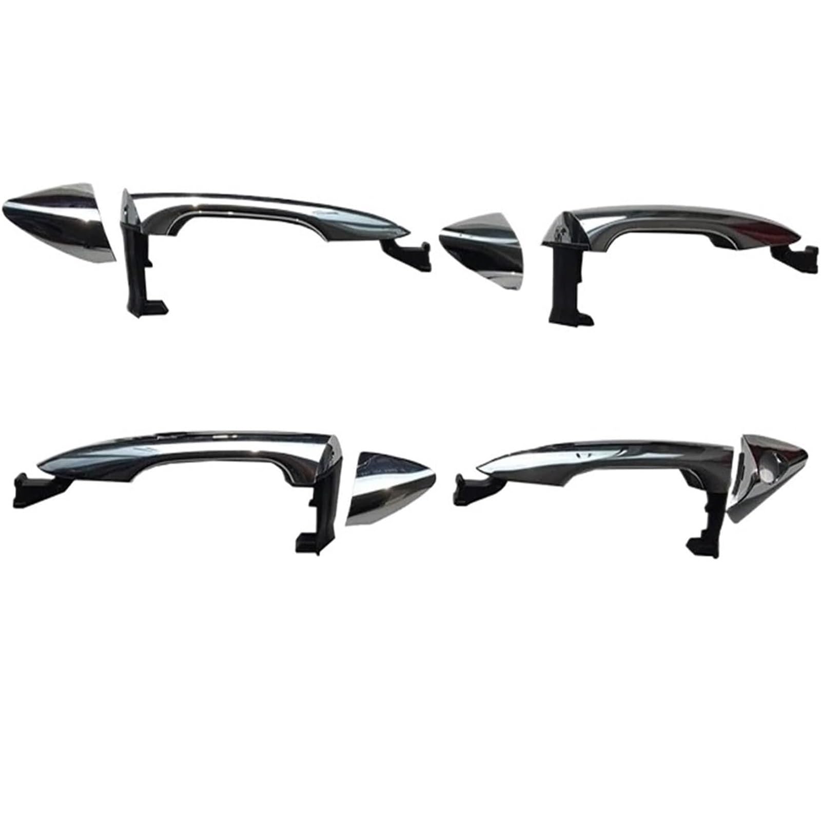 Glymzoi One Color Car Exterior Door Handles Car Outer Door Handle For Elantra Md 2012-2015 Front Rear Lh Rh Exterior Outside Catch
