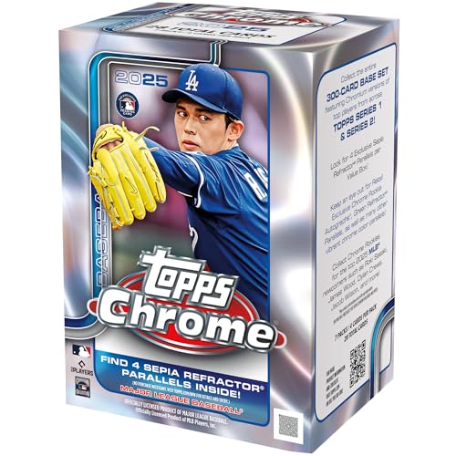 2025 Topps Chrome Baseball - Factory Sealed - Value Box