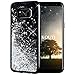 Price comparison product image KOUYI for Galaxy S8 Plus Case Glitter, [Twinkling of Starry Night Series] Fashion Flowing Liquid Floating Sparkly Bling Quicksand 3D Design TPU Protective Cover for Samsung Galaxy S8 Plus (Silver)
