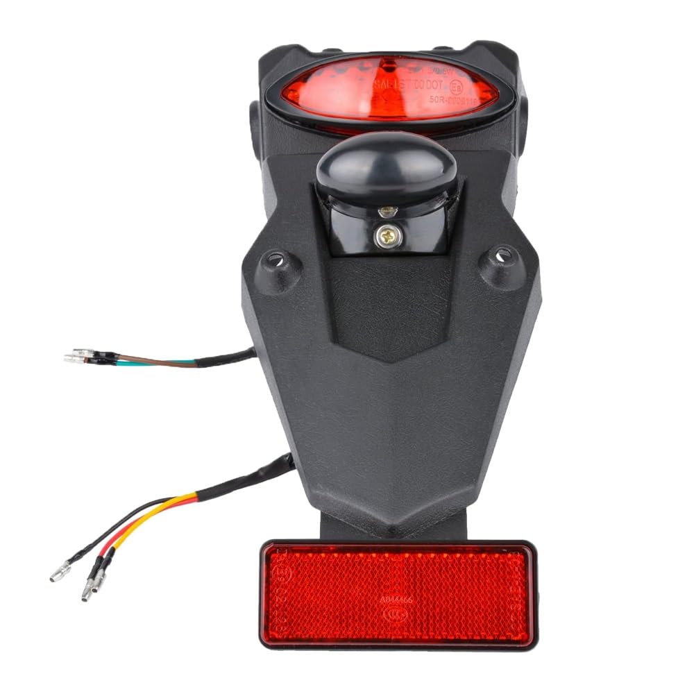 Moto protezione parafango Per Parafango Parafango Posteriore Universale Moto Con Fanale Posteriore A LED Parafango Fanale Posteriore Lampada Freno Moto fender