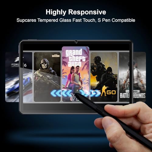 Image of SupCares Tempered Glass for OnePlus Pad Lite (11 Inch) With Installation Kit | Military-Grade Gorilla Screen Protector | Edge to Edge Coverage | Transparent