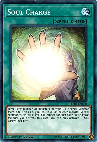 Yu-Gi-Oh! - Soul Charge - LEHD-ENB20 - Common - 1st Edition - Legendary Hero Decks - Aesir Deck