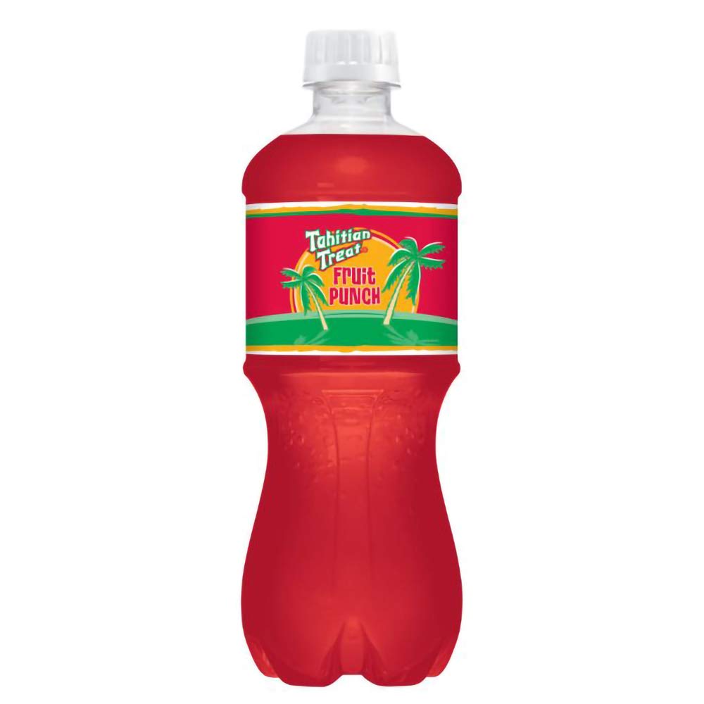 Tahitian Treat, Fruit Punch Soda, 20 Fl Oz Bottle (Pack of 10, Total of 200 Fl Oz)