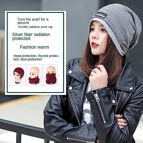 CIADAZ Gorra de protección EMF, Gorro Multifuncional Faraday, Tapa elástica con Bloqueo de radiación de microondas - imagen 6
