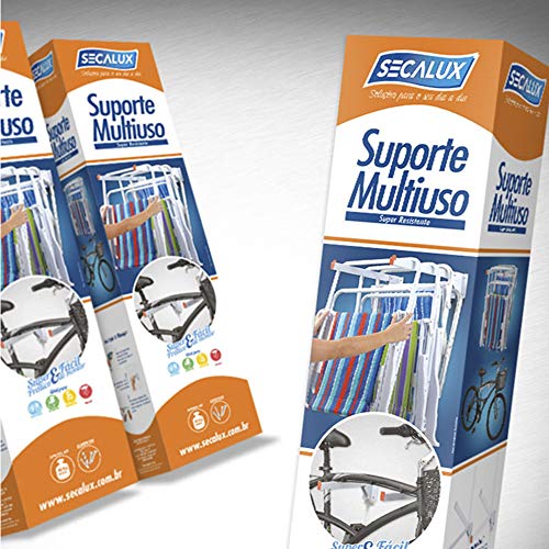 SECALUX SUPORTE MULTIUSO – AÇO – BRANCO