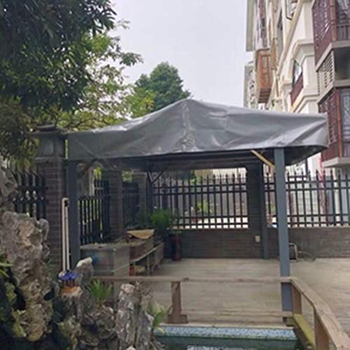 Tela impermeable de alta densidad con lona protectora solar gris 8
